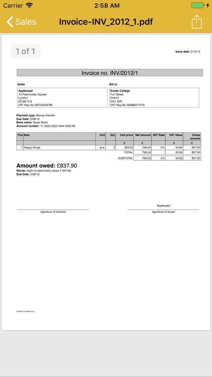 MyInvoice screenshot-4