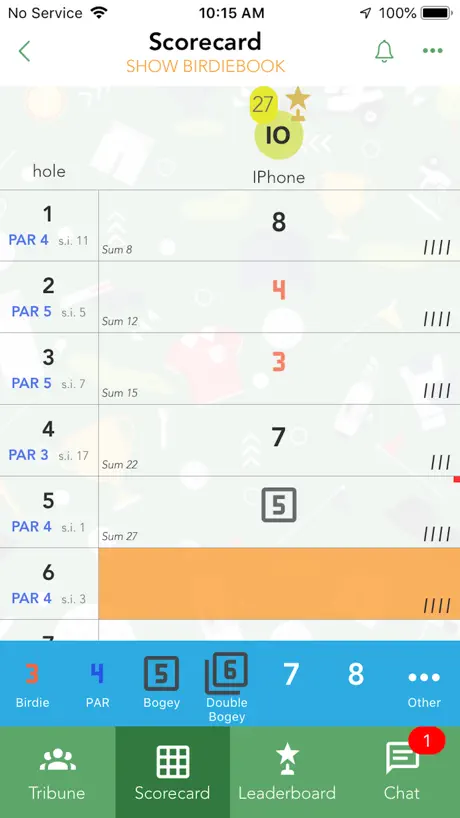 Instagolf - social golf app