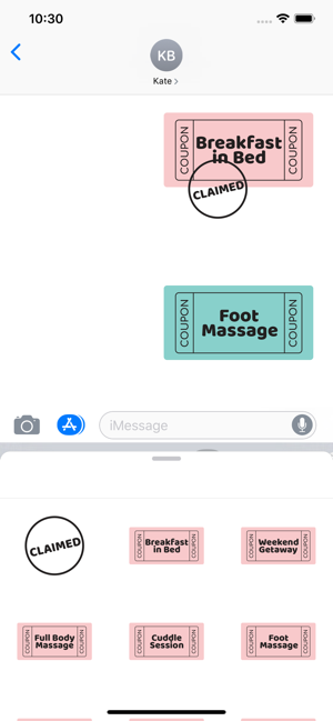 Retro Love Coupon Stickers(圖3)-速報App