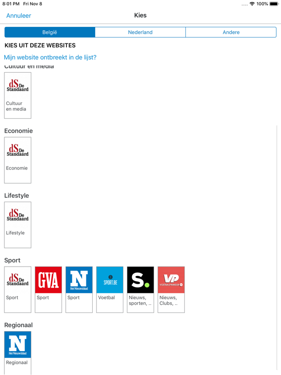 Screenshot #5 pour Mijn Nieuwsberichten