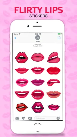 Game screenshot Flirty Lips Sticker apk