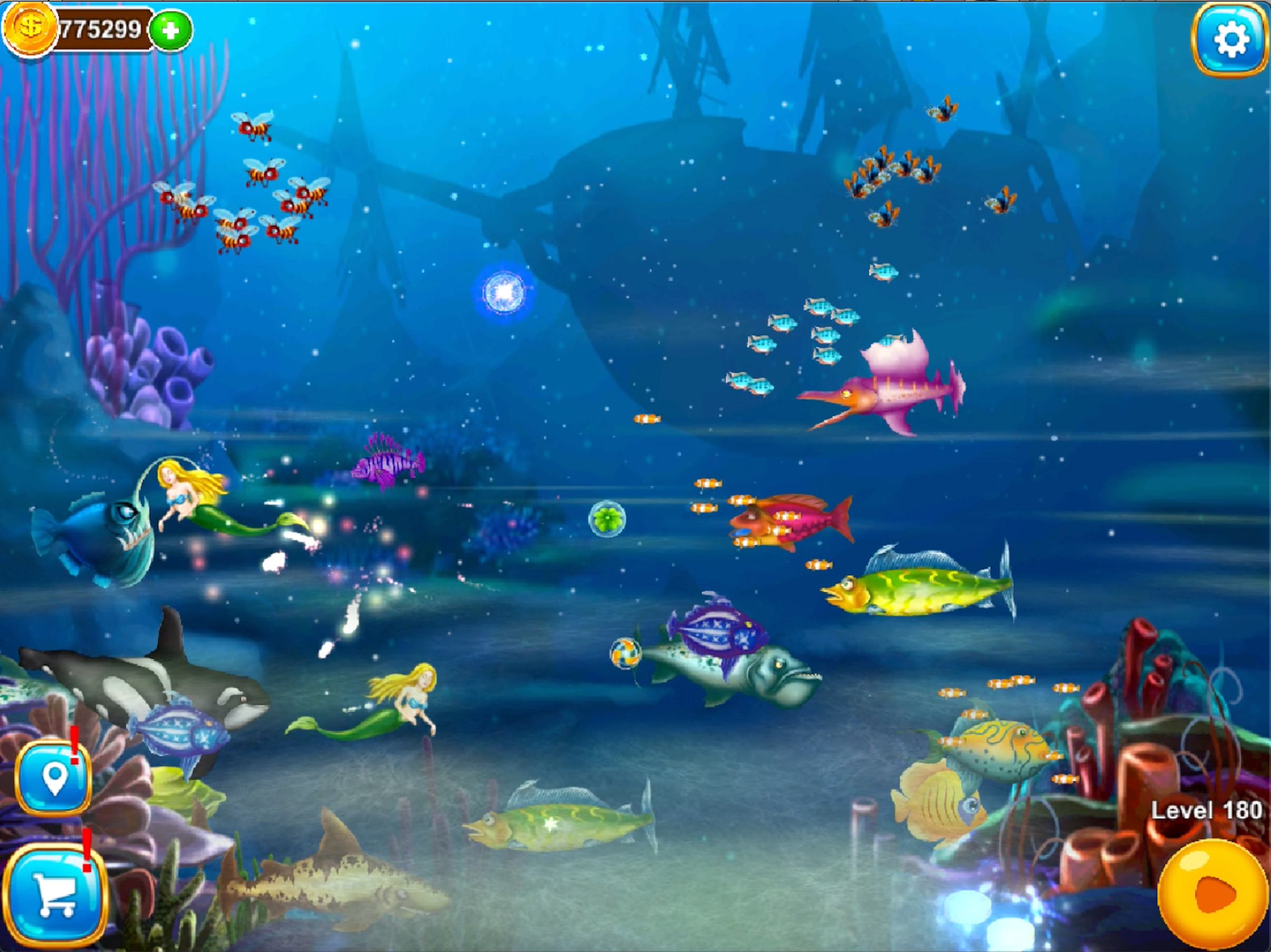 Match 3 fish game