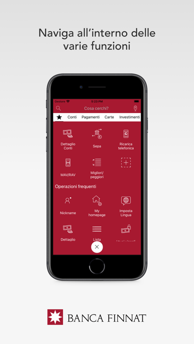 Banca Finnat Mobile Screenshot