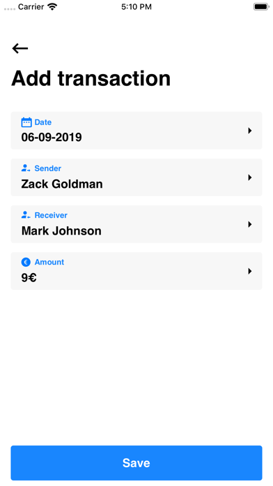 Screenshot #2 pour Monedanos - Expense tracker