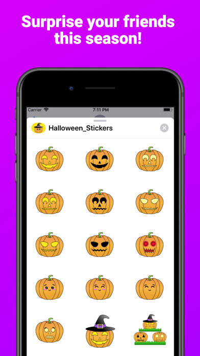 Halloween Sticker Treats Emoji screenshot 4