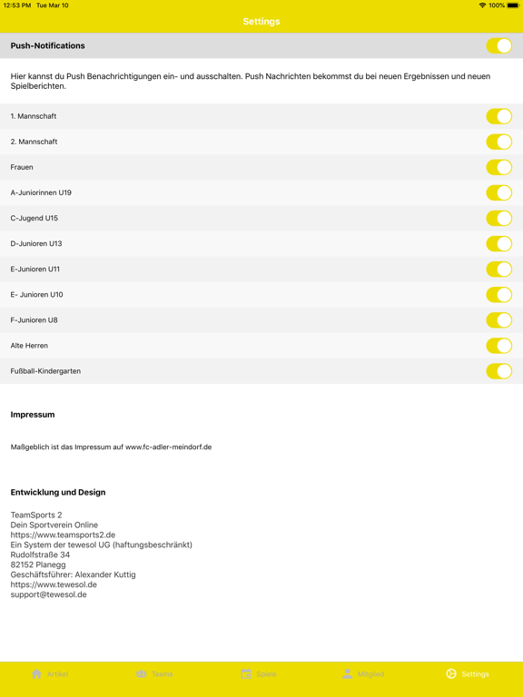 Screenshot #6 pour FC Adler Meindorf