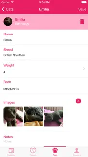 my cat - health & care iphone screenshot 2