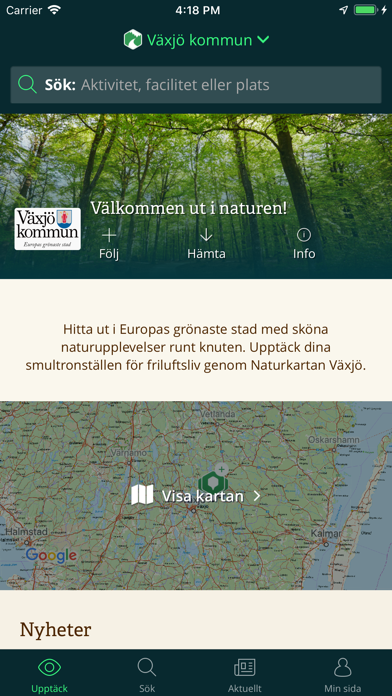 Växjö Naturkartaのおすすめ画像1
