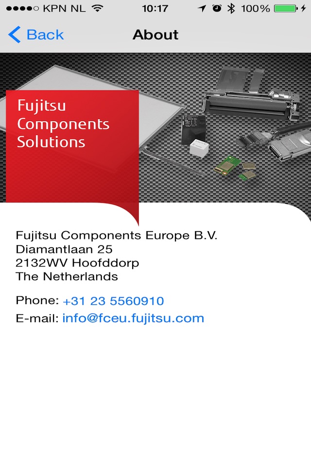 Fujitsu Components Europe B.V. screenshot 4