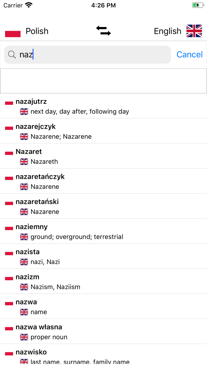 Polish-English Dictionary