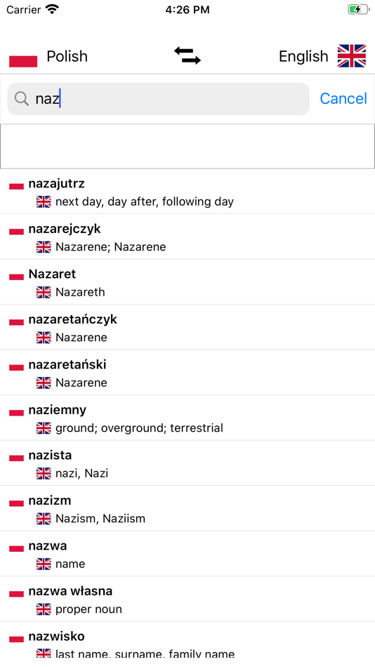 #1. Polish-English Dictionary (iOS) 由: FB PUBLISHING LLC