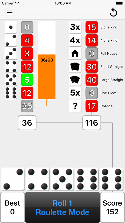 #9. Five Dice! (iOS) Podle: Colin Lyders