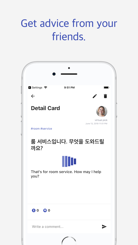 #4. With Lang - Learn Language. (iOS) 来自: sangcheol lim