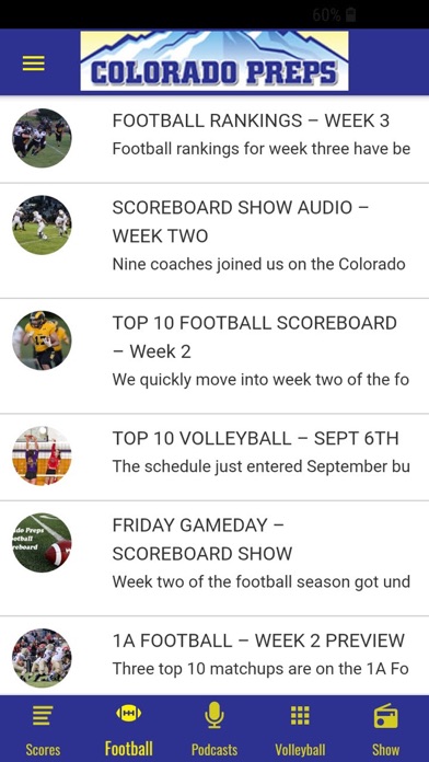 Screenshot #3 pour Colorado Preps Network