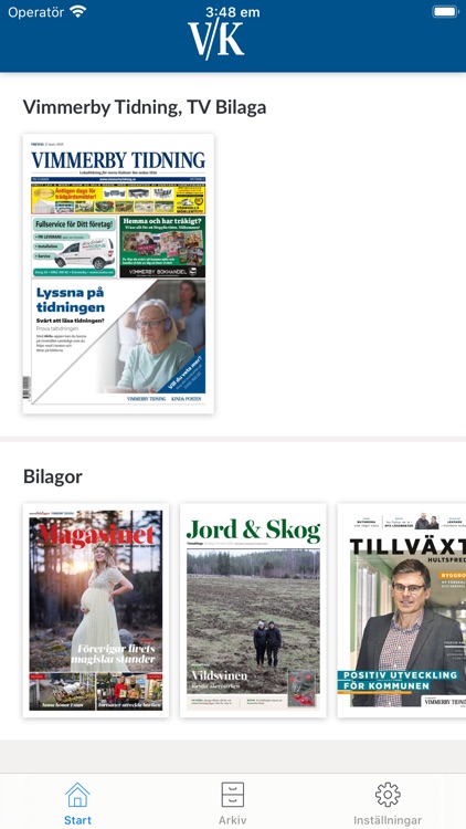 E-tidning V/K