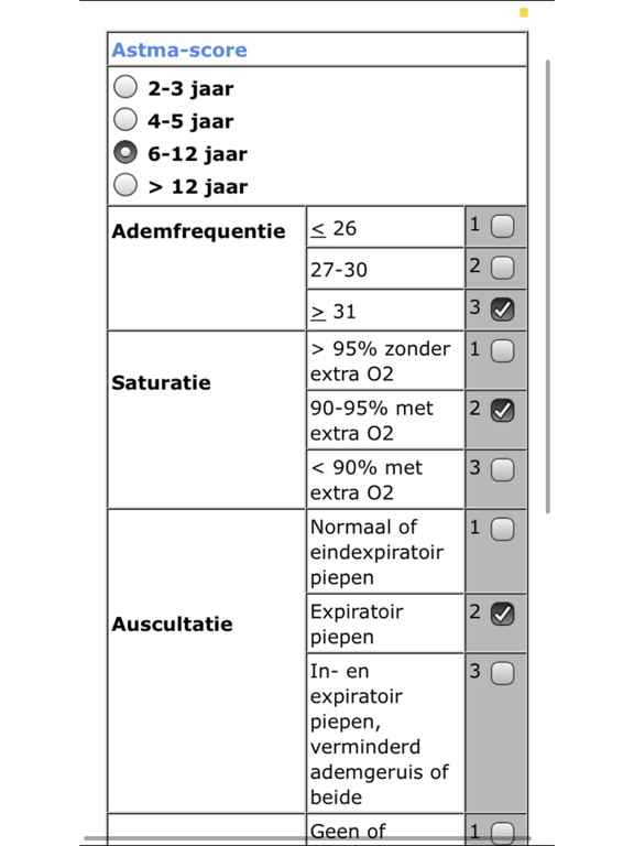 Screenshot #4 pour Scores kindergeneeskunde