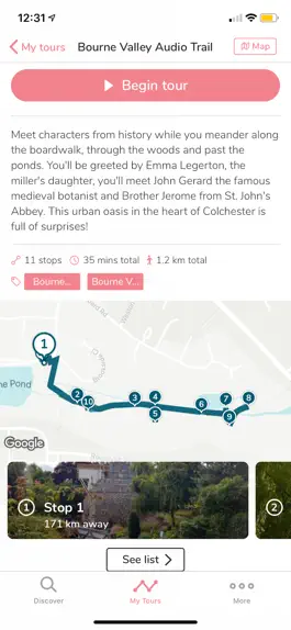 Game screenshot Bourne Valley Audio Trail apk