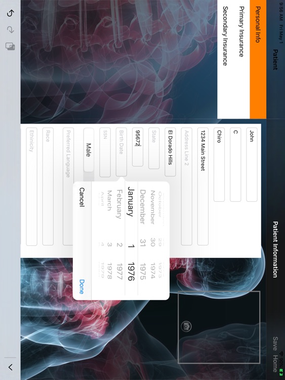 Chiro8000 Patient Kiosk