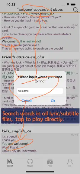 Game screenshot lyric player, subtitle player hack