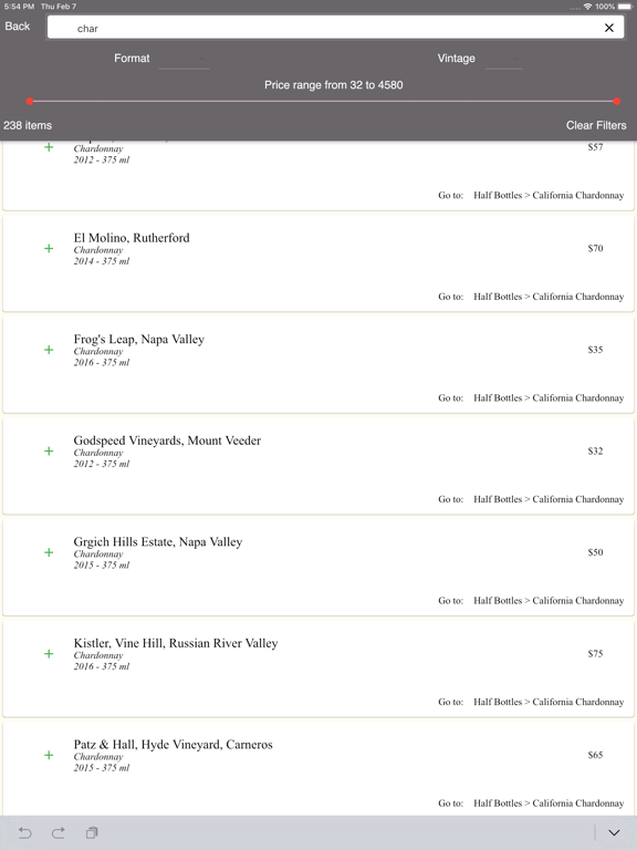 Screenshot #6 pour WineTab