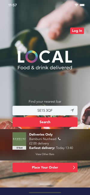 LOCAL Food & drink delivered