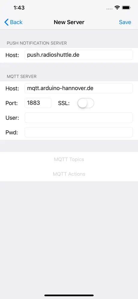MQTT Push Client