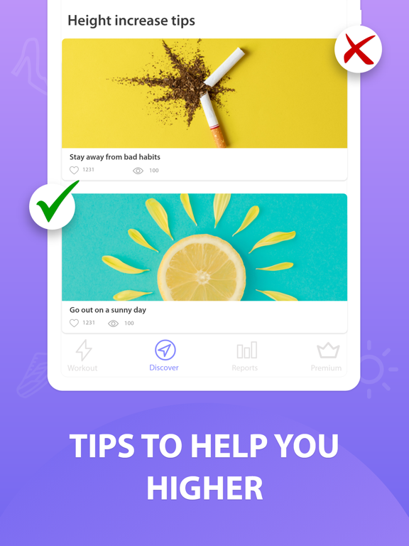 Height increase iPad screenshot 5 - Health & Fitness app