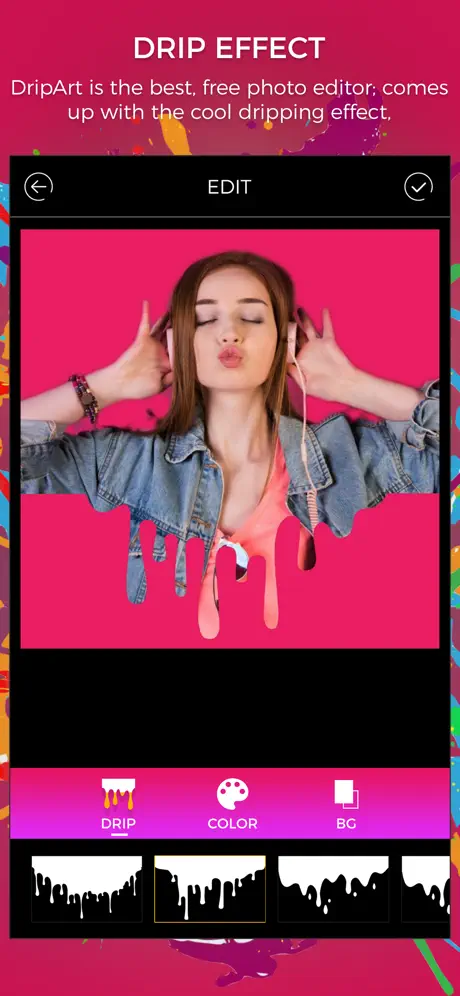 Drip Effect Photo Editor