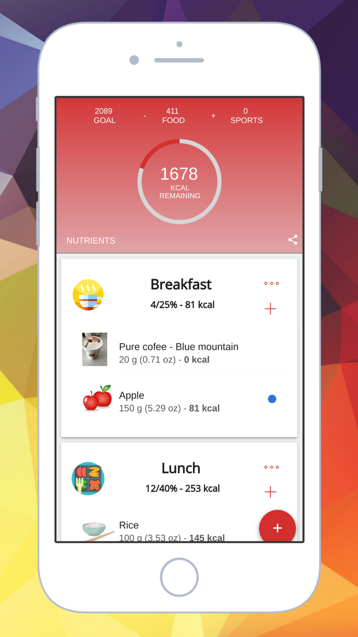 Cornflakes  - Calories counter