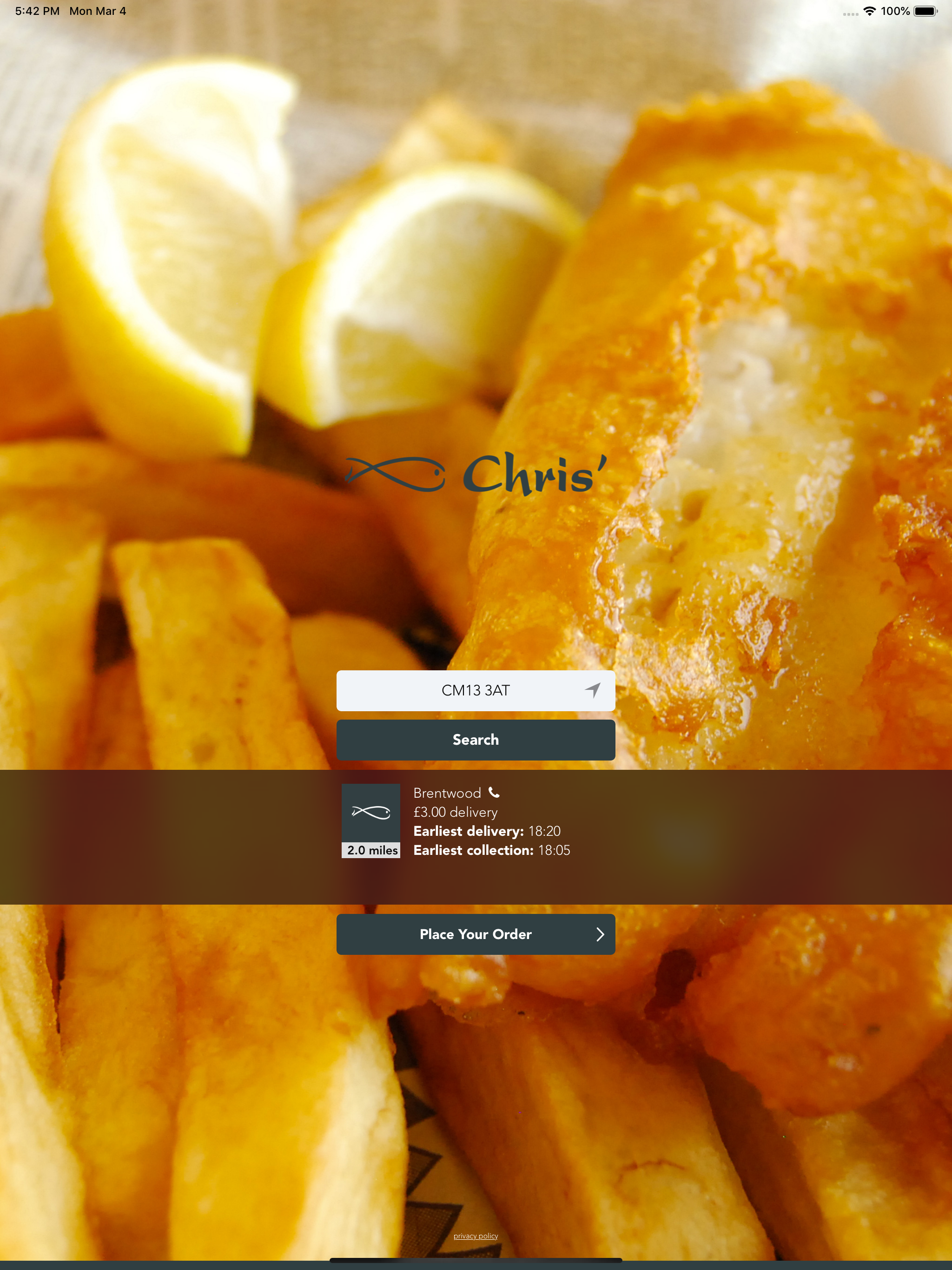Chris Fish Chicken & Ribs