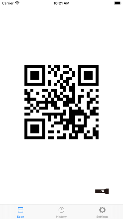 1D/2D Code Reader app screenshot