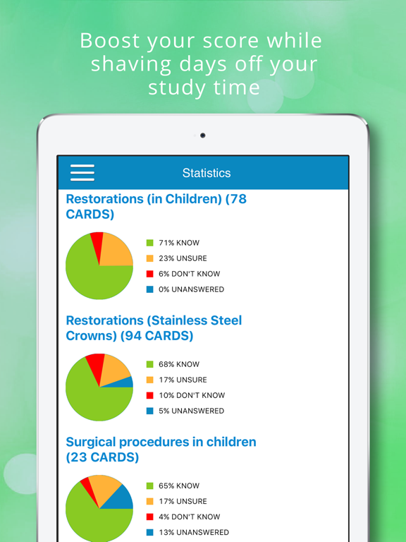 ADAT Pediatrics Cram Cards iPad screenshot