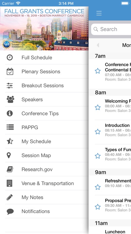 Fall 2019 NSF Grants Conf.