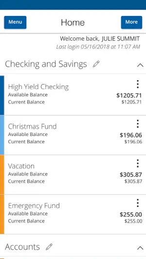 Gulf Winds Mobile Banking screenshot 1