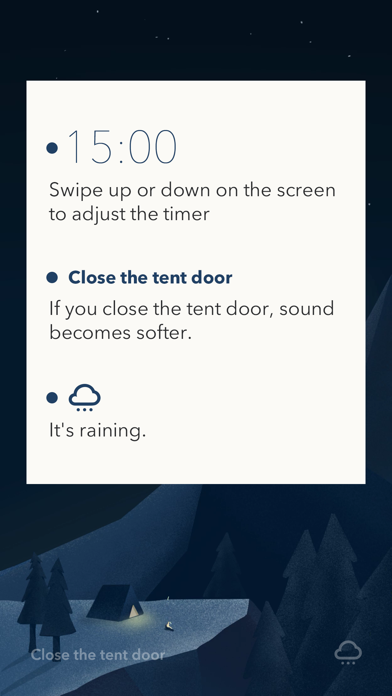 Screenshot #1 pour CampNight - Sleep Sounds