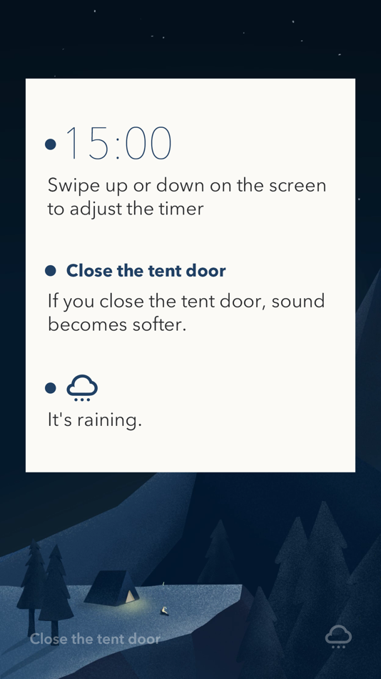 #1. CampNight - Sleep Sounds (iOS) By: EUIHYUNG JUNG