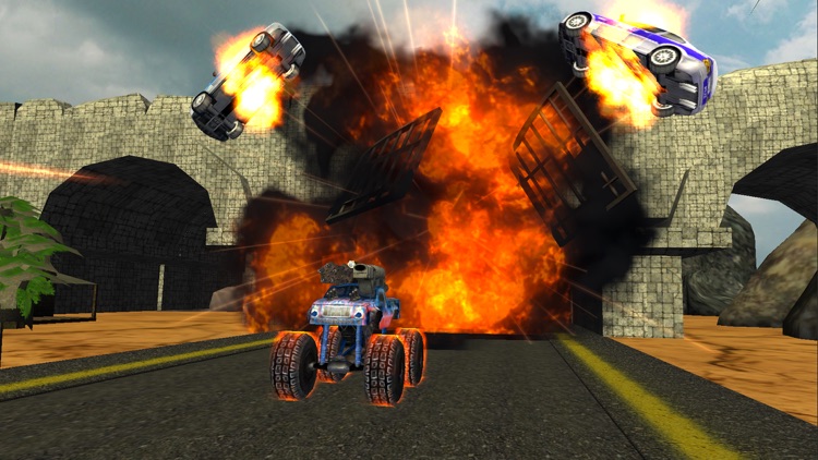 Crazy Monster Truck Fighter 3D