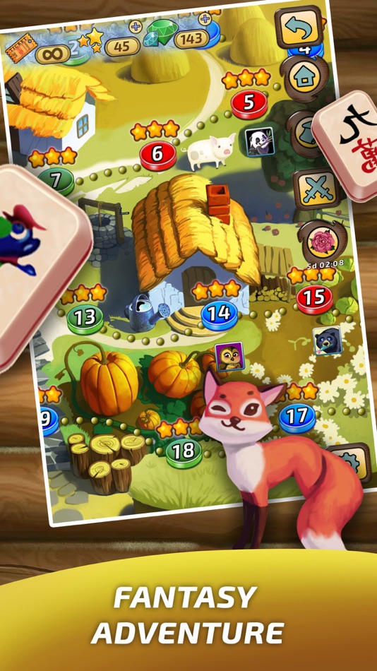 #2. Mahjong Village Solitaire game (iOS) 由: Gamos Mobile Limited