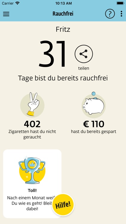Rauchfrei App
