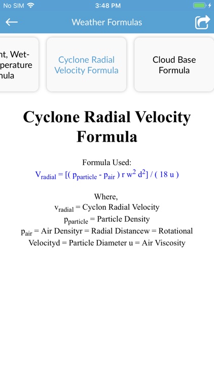 Weather Formulas And Calc screenshot-3