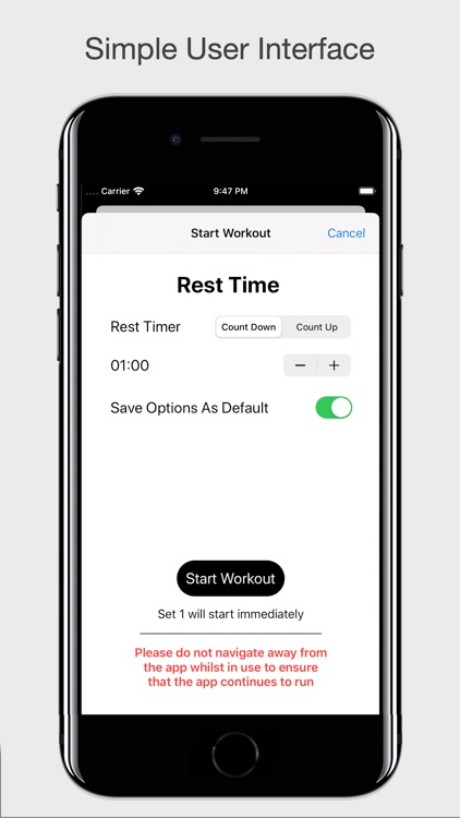 Gym Timer - Track Rests & Sets screenshot-3