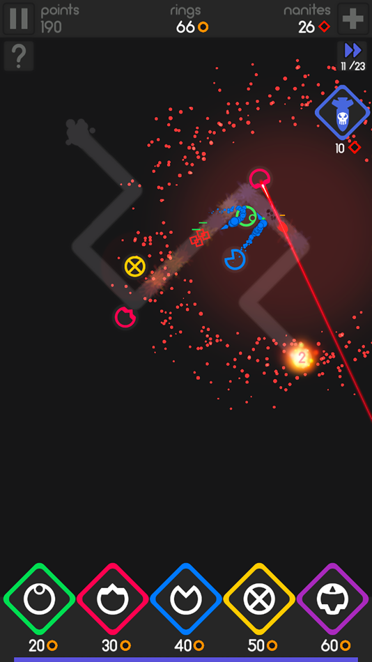 #4. Color Defense - A TD Puzzler (iOS) 由: McPeppergames UG (haftungsbeschraenkt) & Co. KG