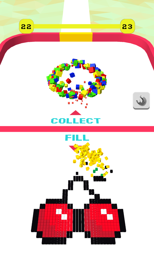 #2. Collect N Fill (iOS) 由: Zhakaas Games LLP