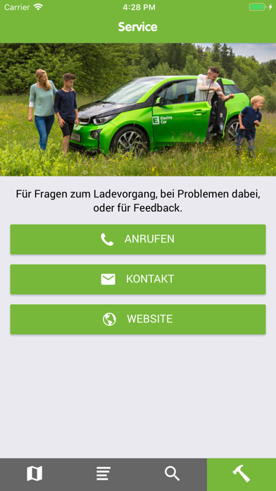 Emobil-Ladestellen Screenshot