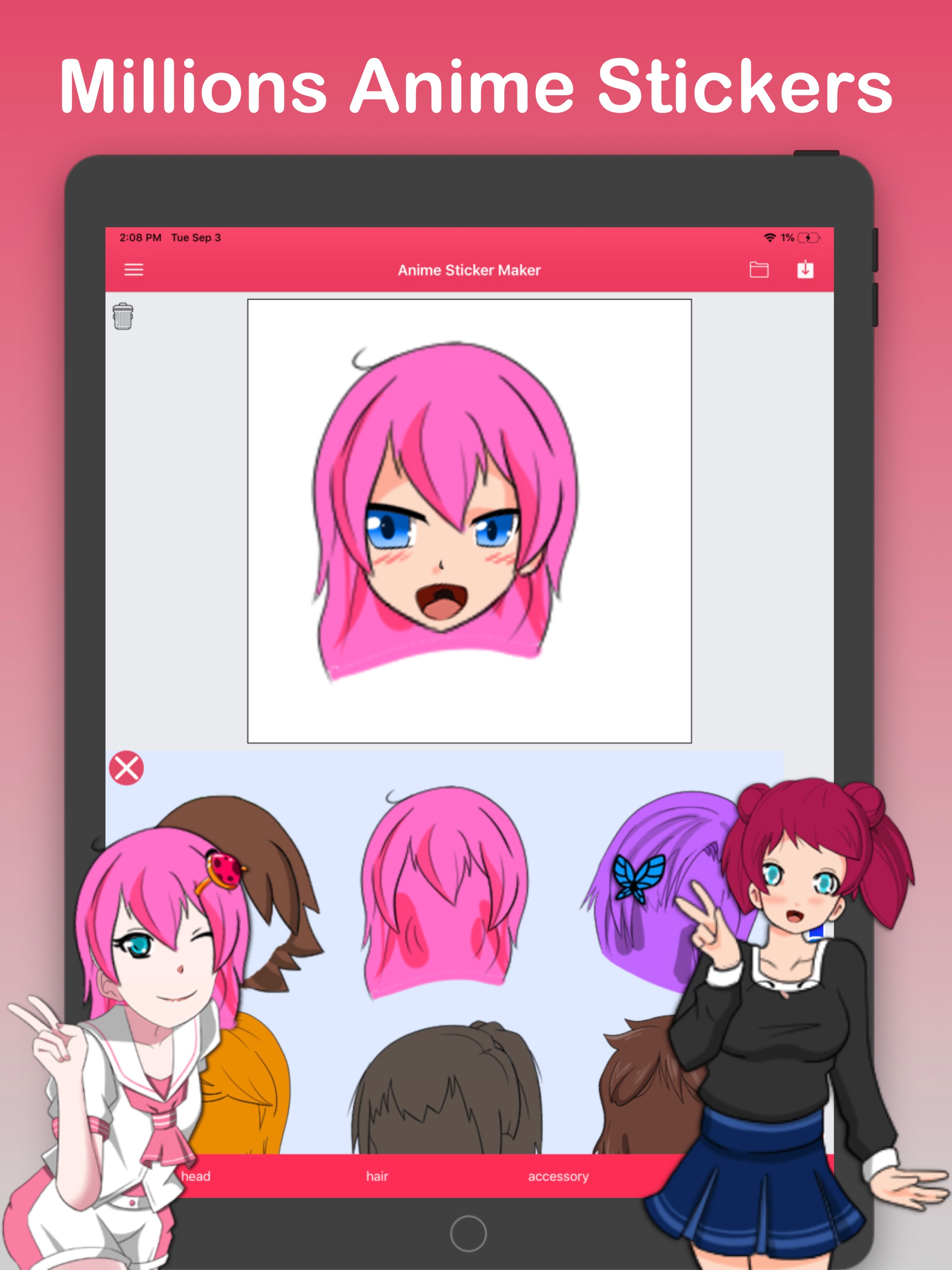 Anime Sticker Emoji Maker screenshot 4