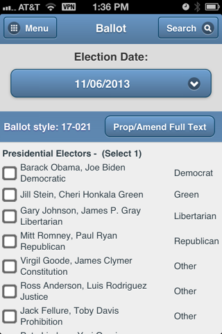 GeauxVote Mobile screenshot 3