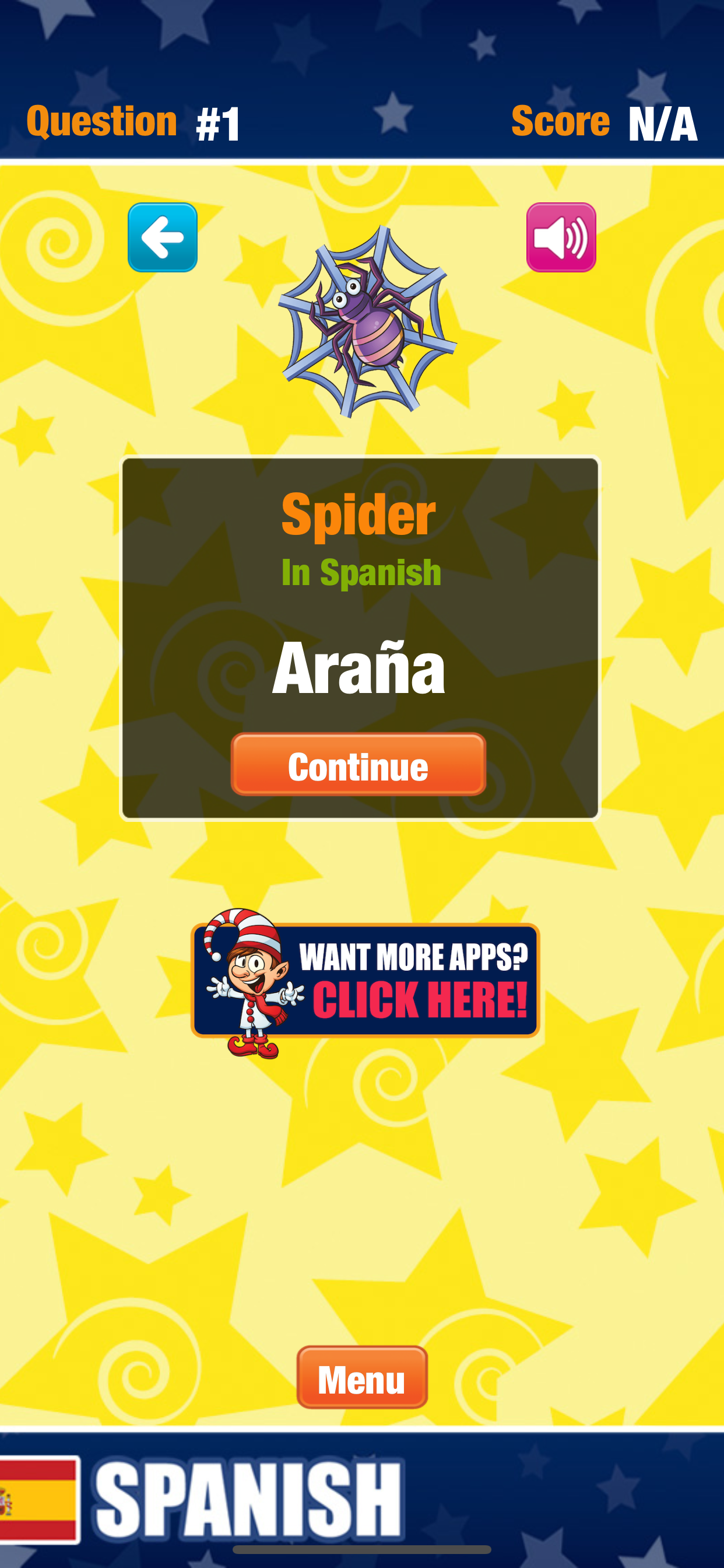 Learn Spanish Today! screenshot 3