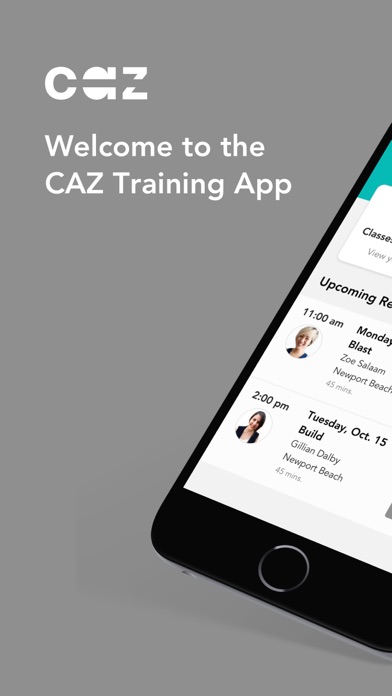 CAZ Training Club Screenshot