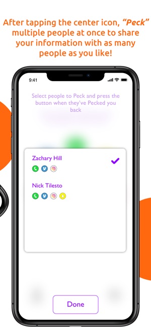 PeckApp - Share Contact Info(圖3)-速報App