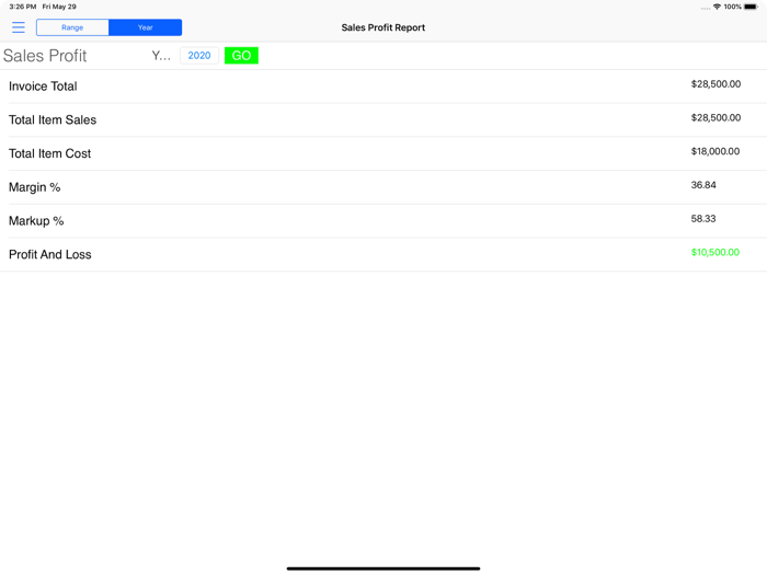 Goods Inventory for Factory